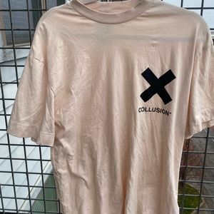 COLLUSION Unisex logo t-shirt
